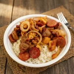Churrasquinho misto com Maionese
