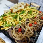 Porção de Alcatra com Fritas