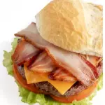 MUSHROOM CHEDDAR BACON BURGER
