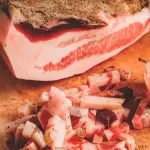 Empaque Guanciale en cubo X100g