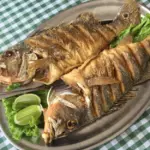 Tucunaré Frito inteiro