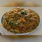 Lao mein de camarones