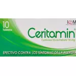 CERITAMIN 10 MG 10 TBS ICOM