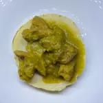 Tacos de chicharron en salsa verde