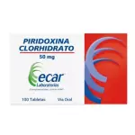 PIRIDOXINA 50MG 100 TABLETAS