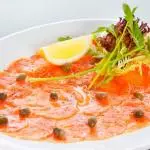 Carpaccio de salmon