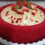 Bolo piscina Red Velvit