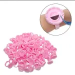 Anel Batoque Rosa Kit C/10 Unidades