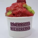 Nieve de Kiwi con Fresa