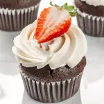 Chocolate and Strawberry Cupcakes