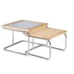 Mesa Ratona Cesca doble Rattan Natur