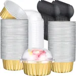 Envase alum Redond 5oz domo + cuchar