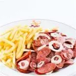 Calabresa com Fritas
