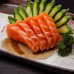 SASHIMI DE SALMÃO - 5 UNIDADES
