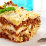 Lasanha de berinjela com soja