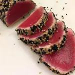 Atum em costra de gergelim