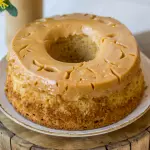 Bolo doce de leite com canela