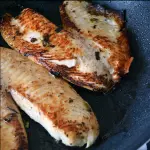 Tilápia com arroz com brócolis