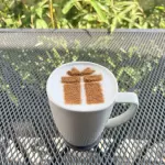 Latte Taro Caliente