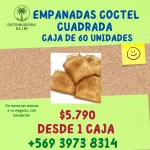 EMPANADAS QUESO COCTEL CUADRADA CAJA