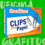 CLIP METALICO GRAFITOS