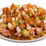 YAKIMESHI CON POLLO EMPANIZADO