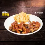 ALITAS EN SALSA BBQ O MIEL MOSTAZA