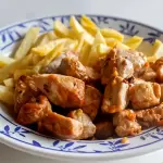 Cerdo Macerado + Papas Fritas
