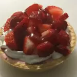 Tartaleta con relleno de helado