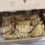 25un Pastel Banana e Choco Branco