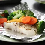 FILETE DE PESCADO CON VERDURAS