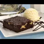 Brownie com sorvete