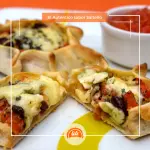 🥟Empanadas Caprese con Roquefort