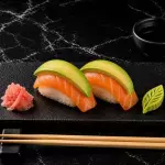 Nigiri de Salmón y Paltax2