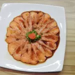 Carppacio de salmão 12 peças