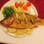 Pargo frito