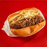 DOG DE CARNE DE SOL DESFIADA