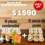 16 combinadas + 12 pankos