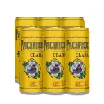Six Pacifico Clara Lata 355ml