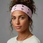 Banda de cabello palo de rosa