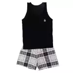 Pijama Regata em Malha Preto