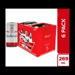Budweiser six pack 269 ml