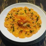 Carpaccio de salmão