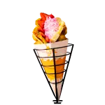 Waffle frutal
