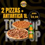 2 Pizzas + Antártica 1L