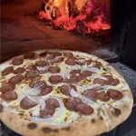 PIZZA CALABRESA ACEBOLADA