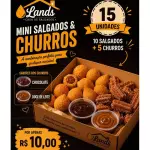 Salgadinhos e Churros 15 Unidades