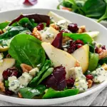 Ensalada de Pera con Queso de Cabra