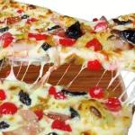 Porcion pizza tropical