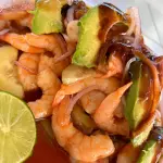 TOSTADA DE CAMARON COCIDO